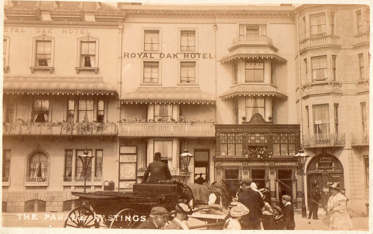 File:Royal Oak Hotel from seafront.jpg