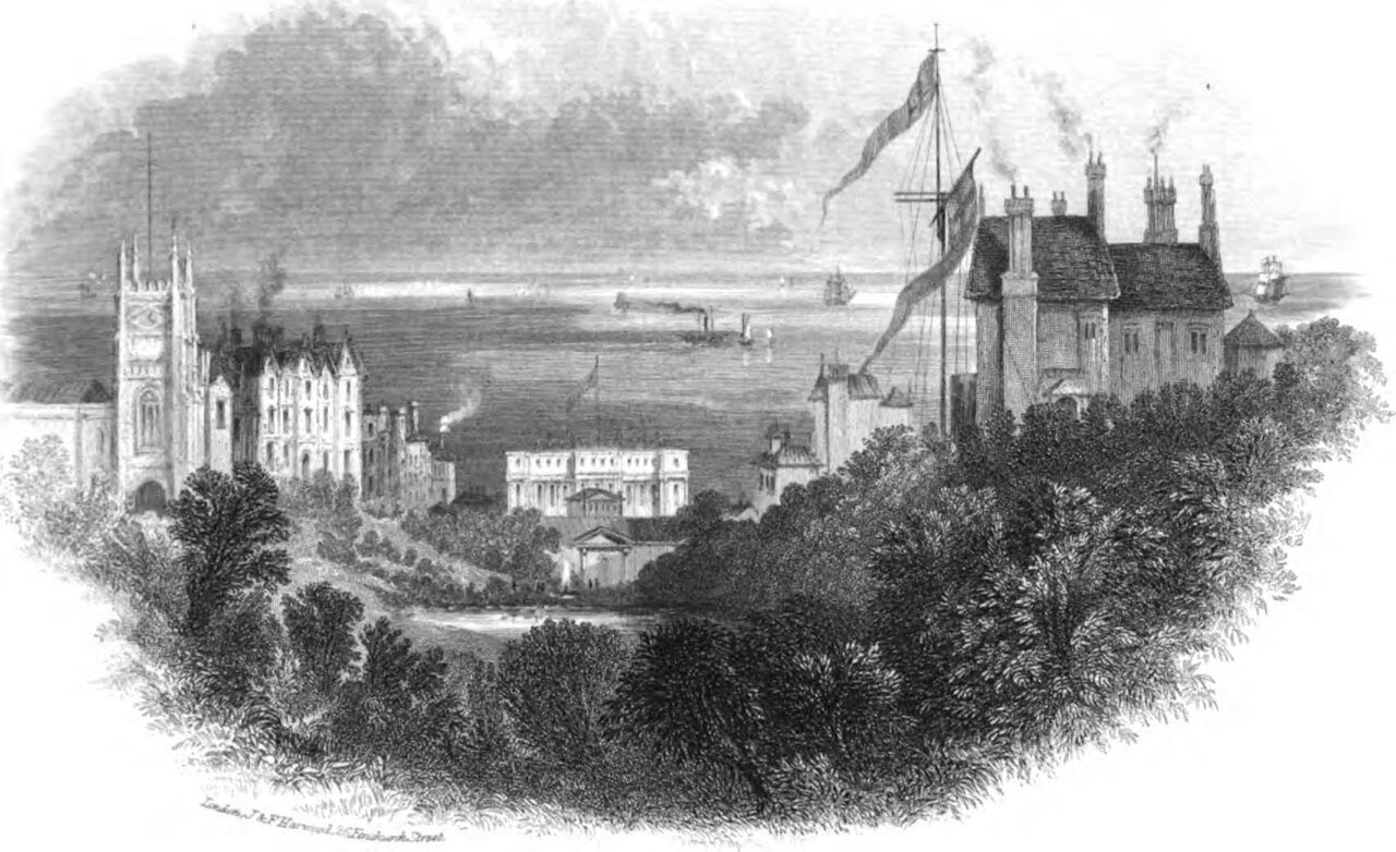 File:St Leonards view from entrance c1840.jpg