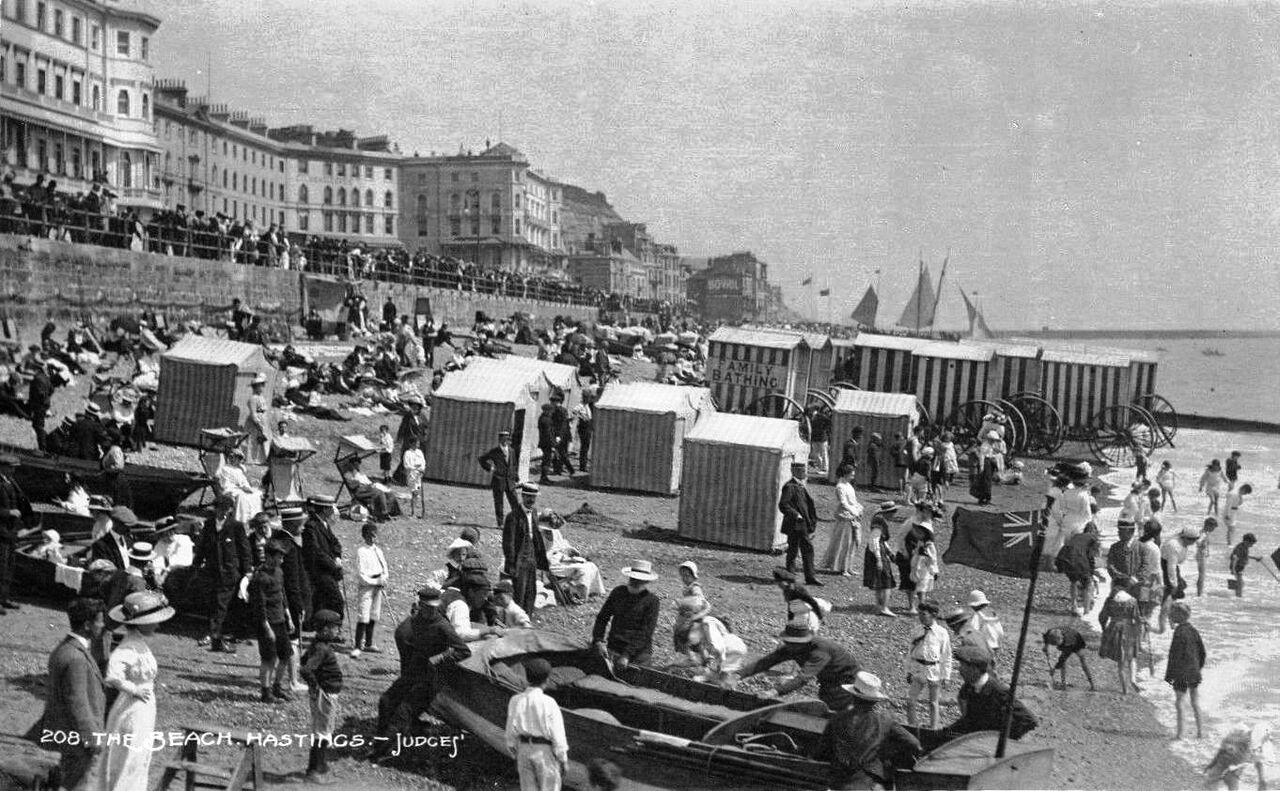 File:The-beach-at-Carlisle-Parade.-1920..jpg